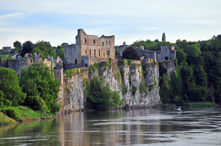 Image of Chepstow Castle.